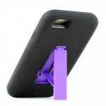 Wholesale Apple iPhone 6 4.7 Armor Hybrid Case w Screen and Stand (Purple Black)